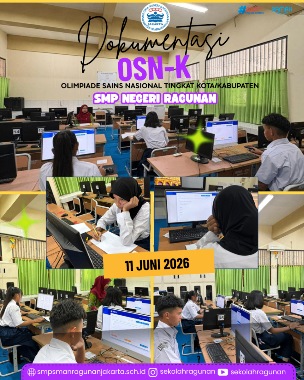 Empat Siswa SMP Negeri Ragunan Ikuti OSN-K 2026