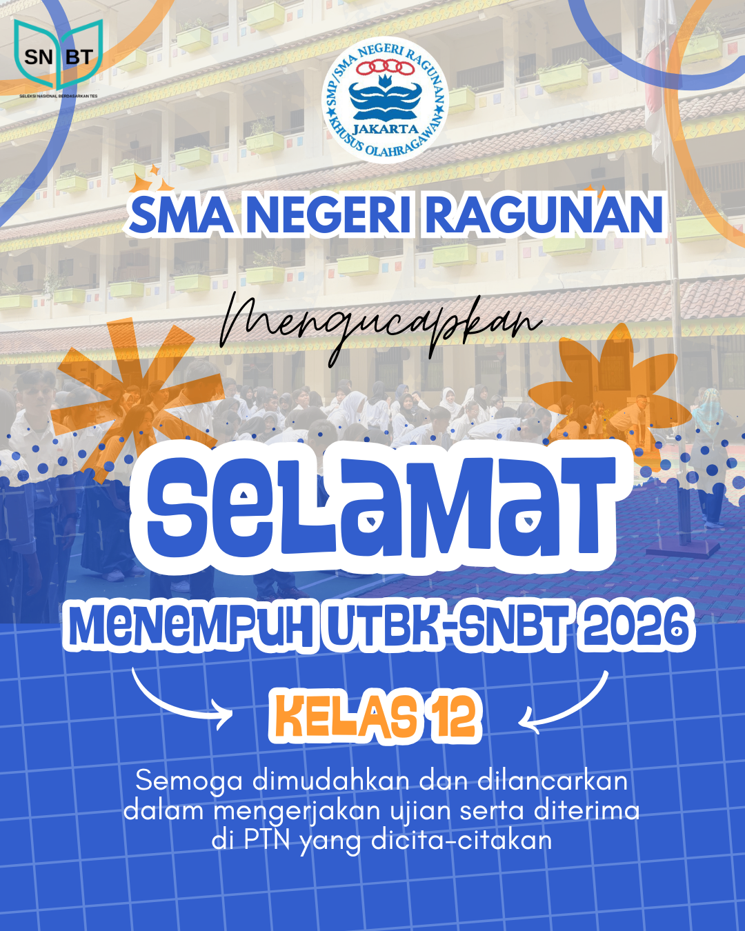 Selamat menempuh UTBK-SNBT 2026