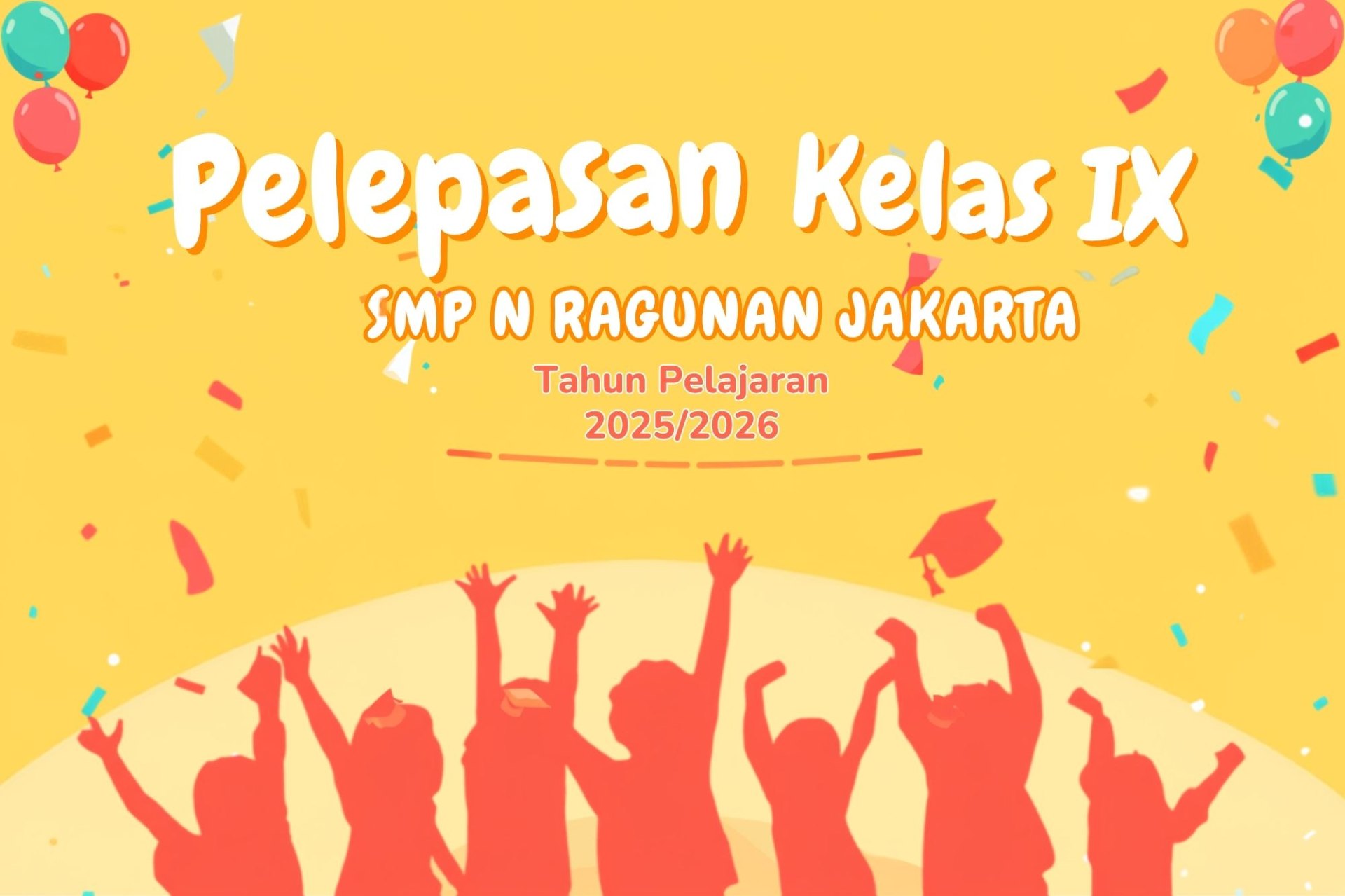 PELEPASAN KELAS IX SMP N RAGUNAN